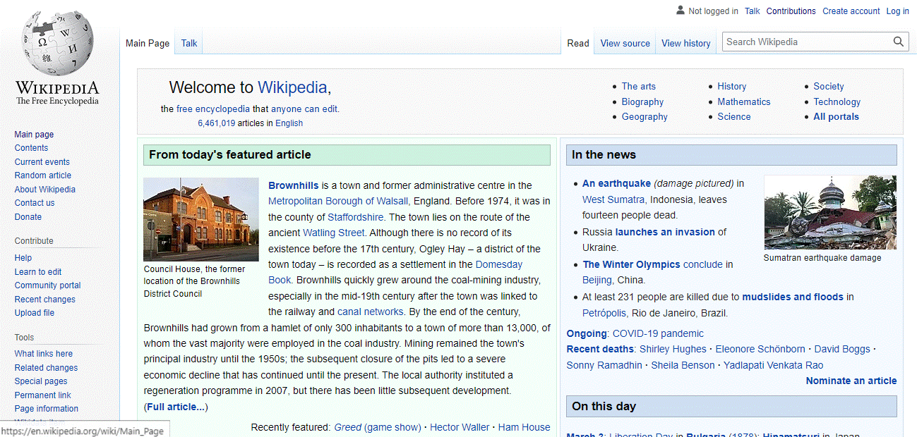 Wikipedia Page